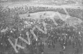 Демонстрация 1 Мая 1930 г. на Первомайской площади (сейчас территория Первомайского рынка)